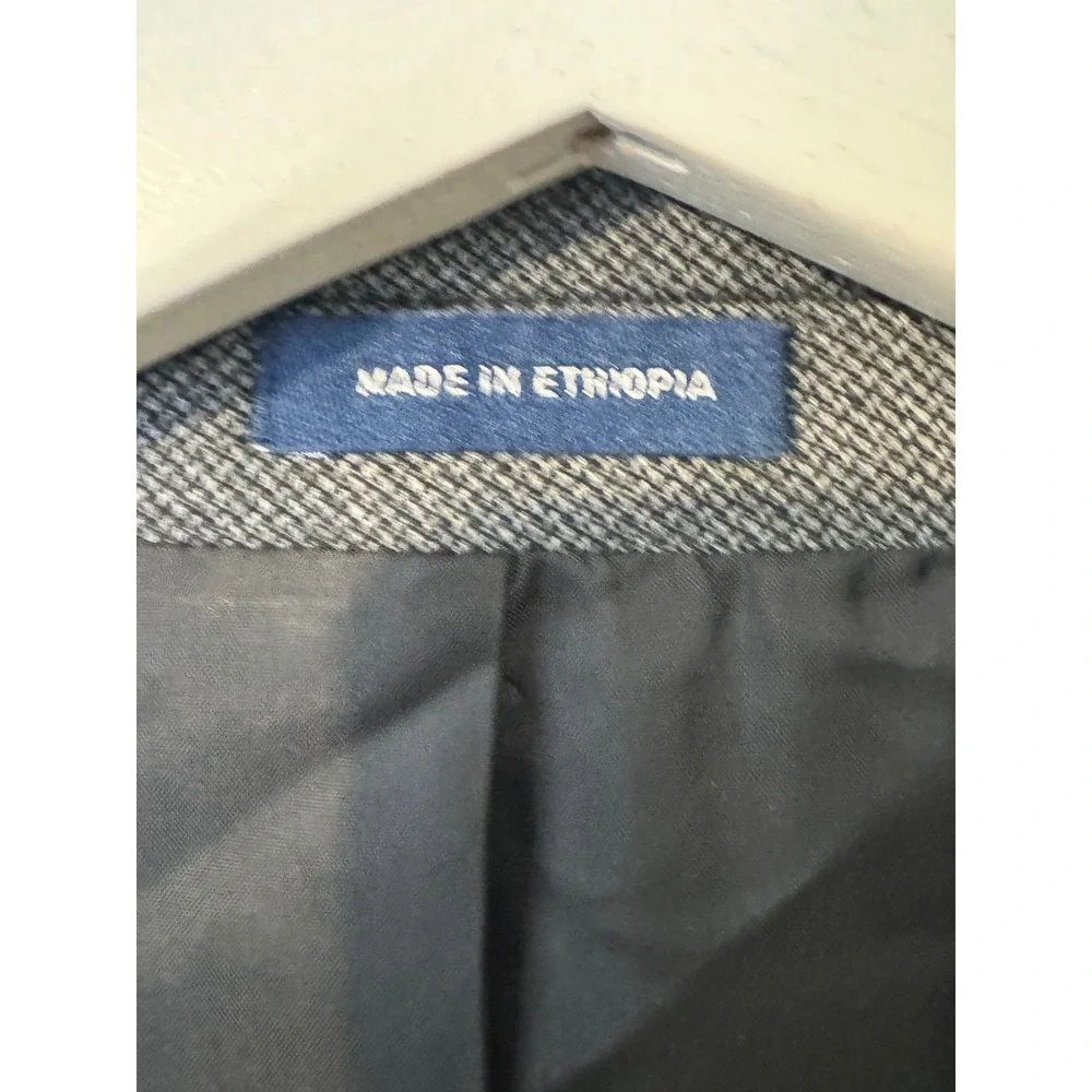 Stafford Men's‎ Dark Charcoal Classic Fit Stretch Comfort Blazer Jacket 42 Reg